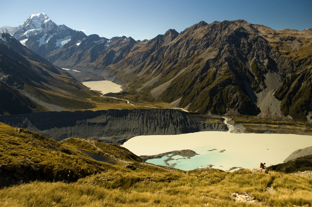 Mt Cook and Hooker Glacier