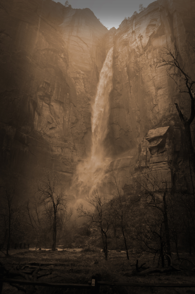 Temple of Sinawava Waterfall
