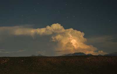 15 minutes of thunderstorm growth in an Animated GIF
