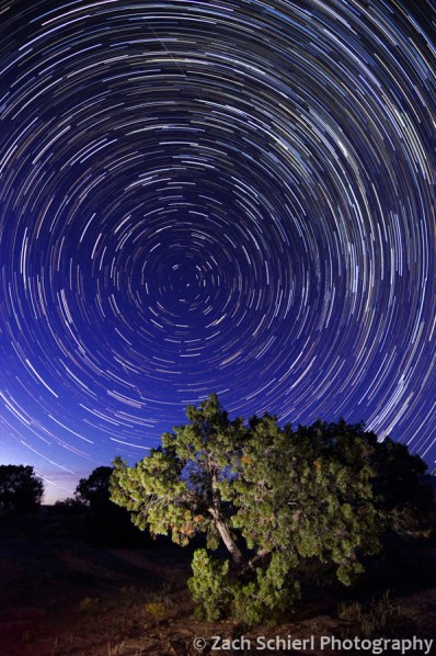 Star Trails over Escalante Canyon, Colorado