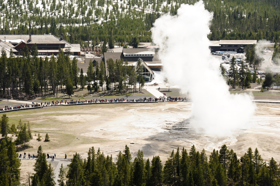 old faithful observation point