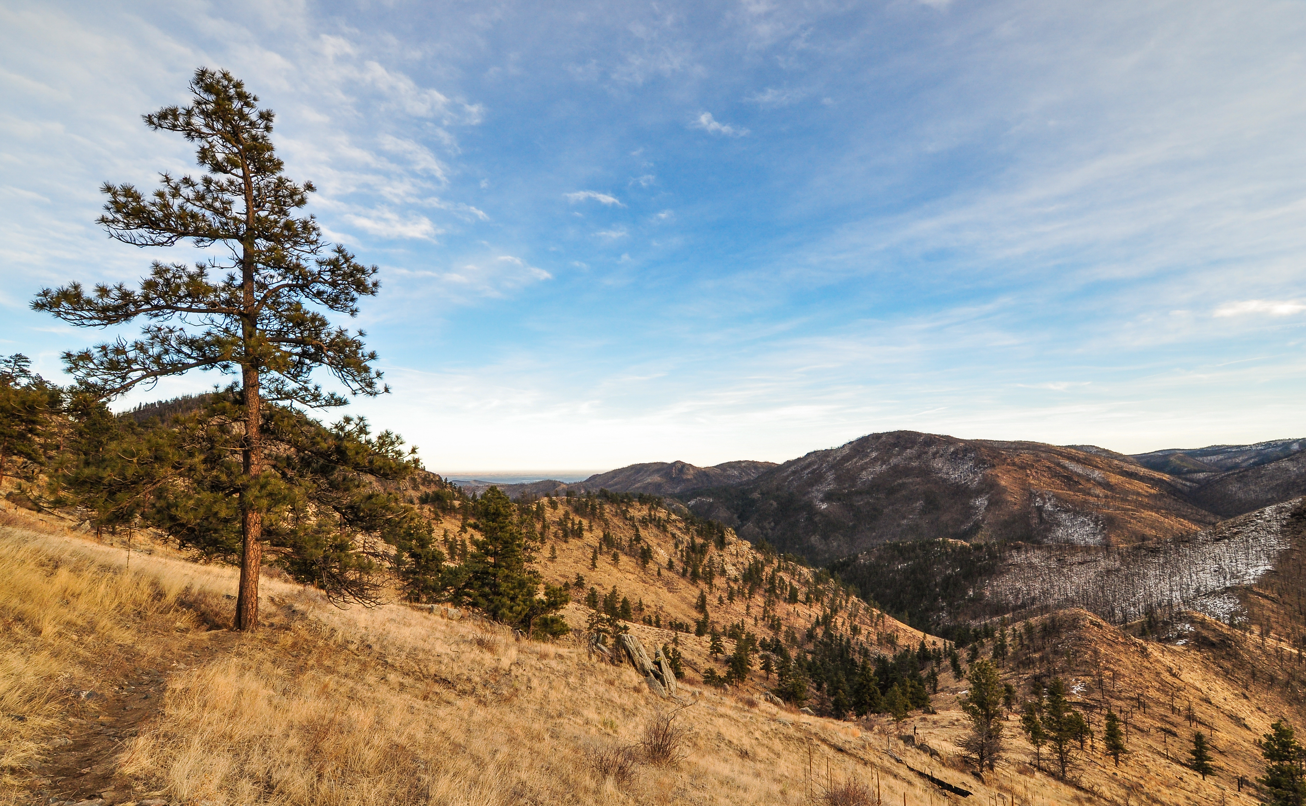 Poudre Canyon before sunset