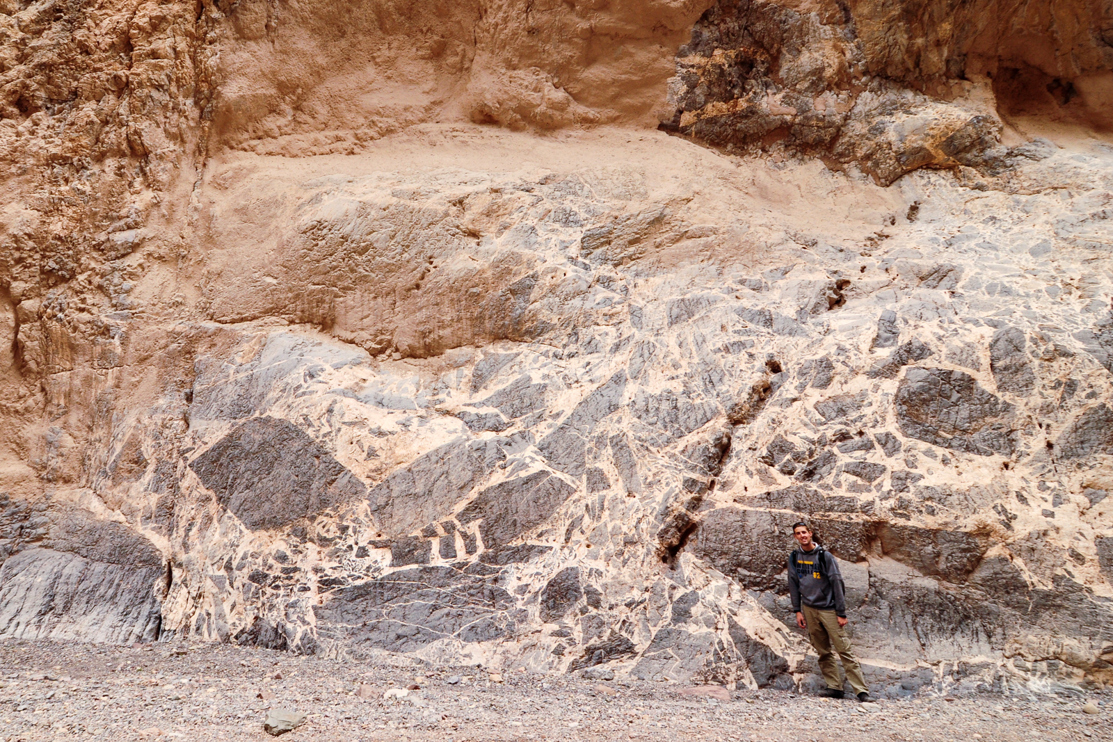 Large Breccia clasts in Titus Canyon, Death Valley National Park