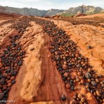 moqui marbles in snow canyon state park, Utah
