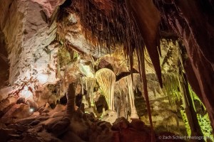 Various cave formations in Lehman Caves