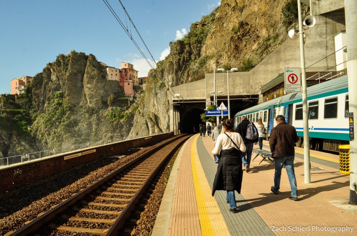 The train station in Manarola, Cinque Terre